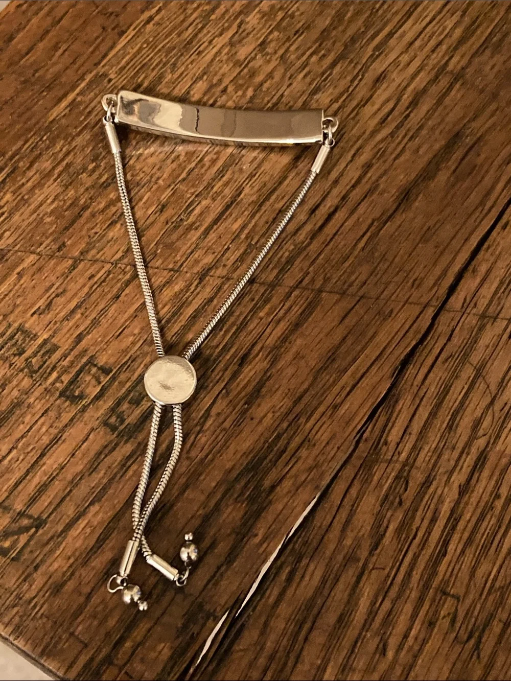 Zoe's Loft Prayer, Patience, Faith Bracelet Rhodium Plated White Gold NWOT